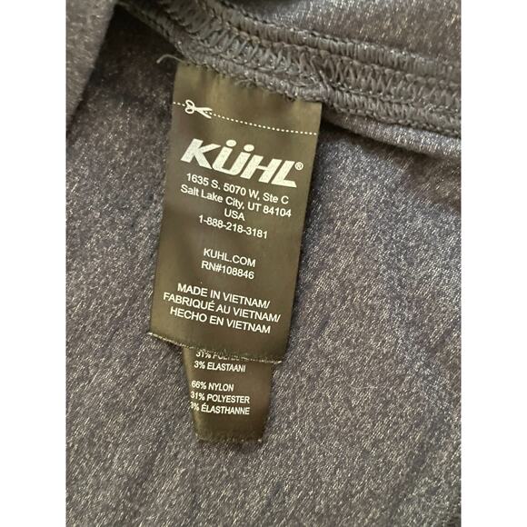 Kuhl Men's Medium Intent Krew Long Sleeve Shirt Crew Neck Tapered Outdoors 7318 - Picture 8 of 9